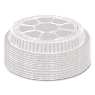Plastic Dome Lid, 8.25" Diameter x 0.88"h, Clear, 500/Carton