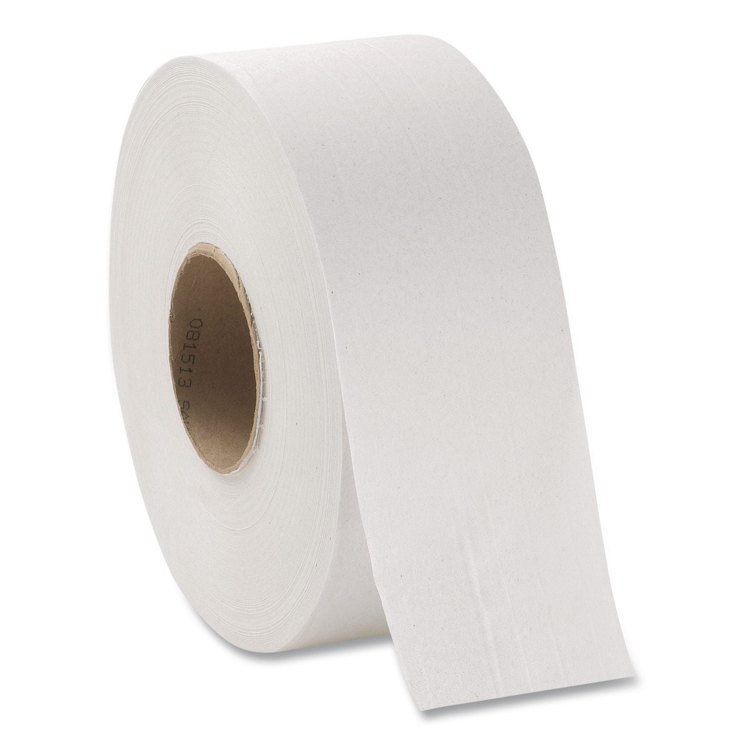 Jumbo Jr. 1-Ply Bath Tissue Roll, Septic Safe, White, 3.5" x 2,000 ft, 8 Rolls/Carton