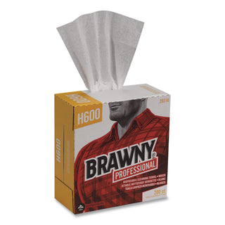 Lightweight Disposable Shop Towel, 9.1" x 12.5, White, 200/Box