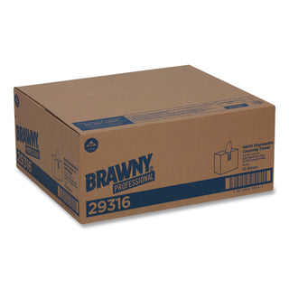 Lightweight Disposable Shop Towel, 9.1" x 12.5, White, 200/Box