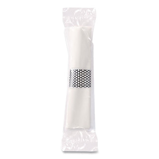CaterWrap Cater to Go Express Cutlery Kit, Fork/Knife/Spoon/Napkin, Black, 100/Carton
