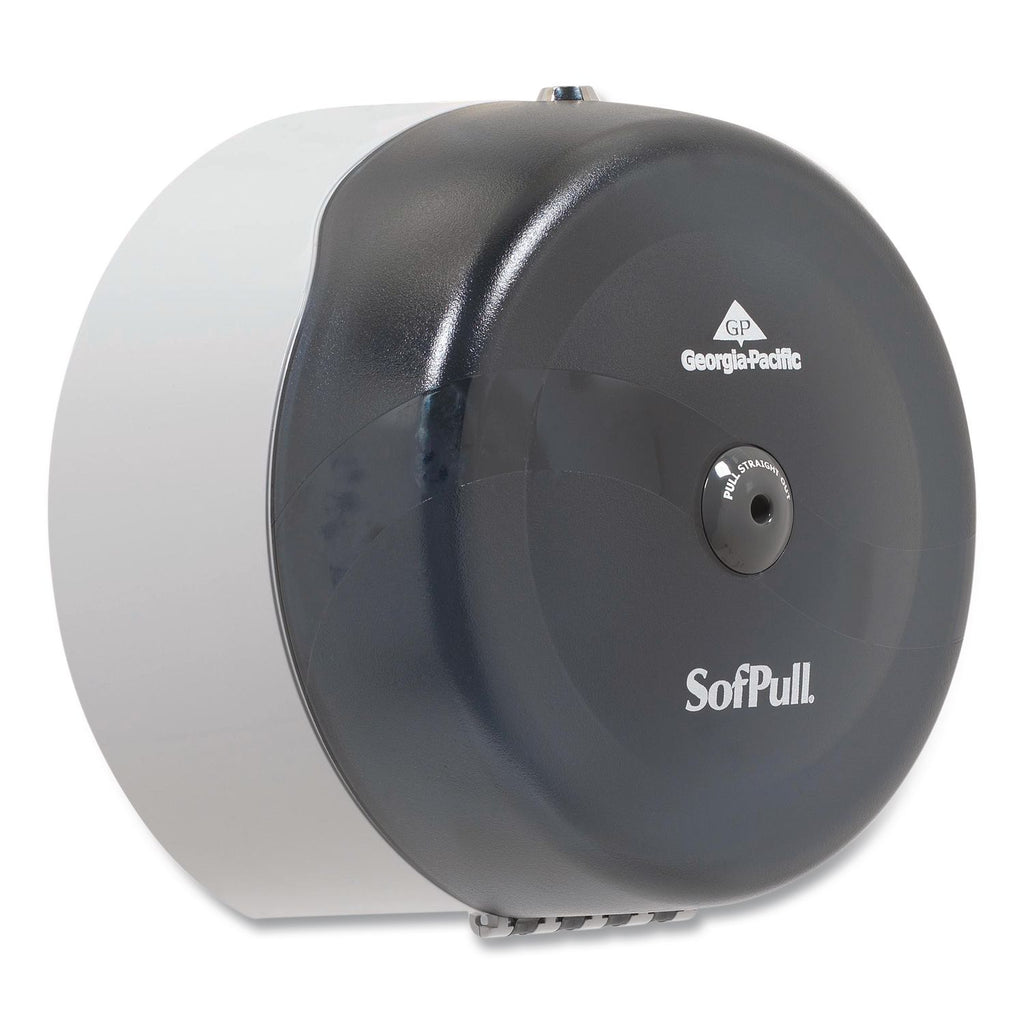 SofPull High-Capacity Center-Pull Tissue Dispenser, 10.5 x 6.75 x 10.5, Smoke