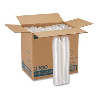 Dixie 2 oz Souffle Cups by GP Pro - 200 / Pack - 12 / Carton - Clear - Plastic - Sauce