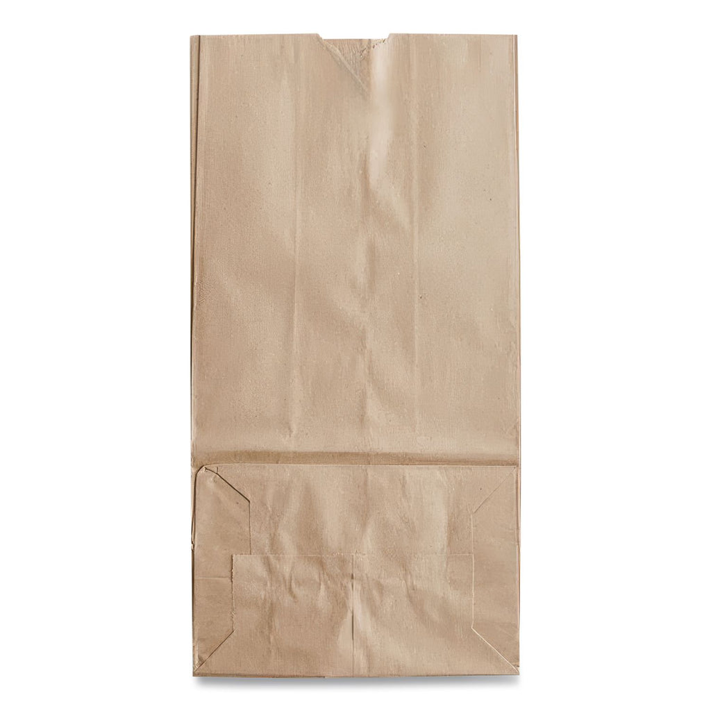 Grocery Paper Bags, 50 lb Capacity, #16, 7.75" x 4.81" x 16", Kraft, 500 Bags