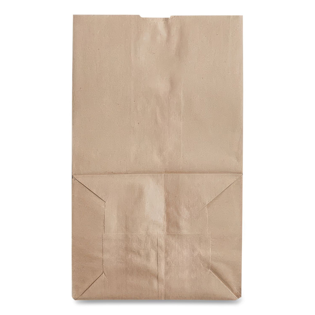 Grocery Paper Bags, 50 lb Capacity, #20 Squat, 8.25" x 5.94" x 13.38", Kraft, 500 Bags