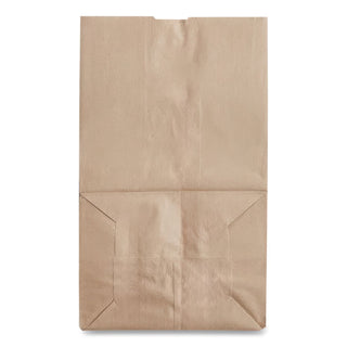 Grocery Paper Bags, 50 lb Capacity, #20 Squat, 8.25" x 5.94" x 13.38", Kraft, 500 Bags