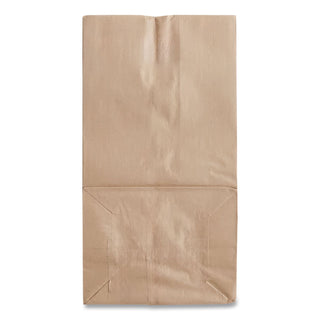 Grocery Paper Bags, 50 lb Capacity, #25, 8.25" x 5.94" x 16.13", Kraft, 500 Bags