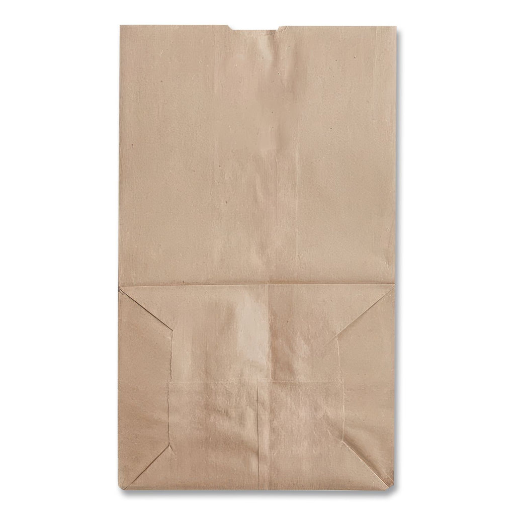 Grocery Paper Bags, 40 lb Capacity, #20 Squat, 8.25" x 5.94" x 13.38", Kraft, 500 Bags