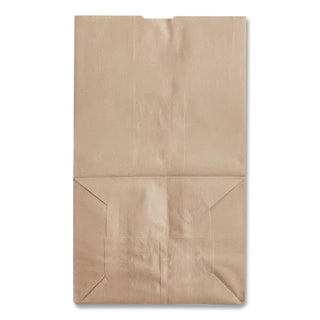 Grocery Paper Bags, 40 lb Capacity, #20 Squat, 8.25" x 5.94" x 13.38", Kraft, 500 Bags