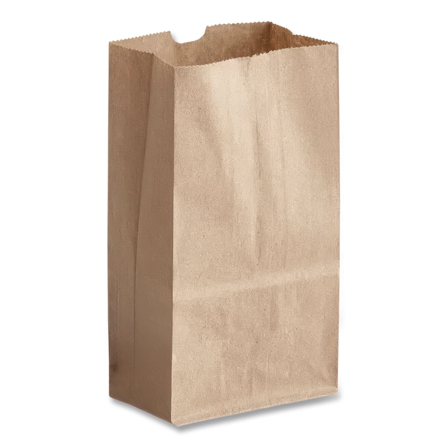 Grocery Paper Bags, 30 lb Capacity, #1, 3.5" x 2.38" x 6.88", Kraft, 500 Bags