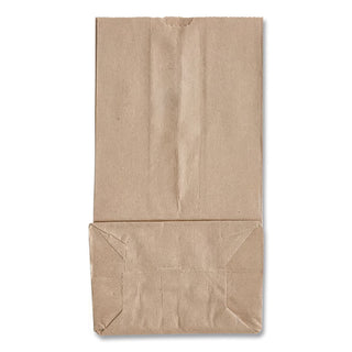 Grocery Paper Bags, 30 lb Capacity, #1, 3.5" x 2.38" x 6.88", Kraft, 500 Bags