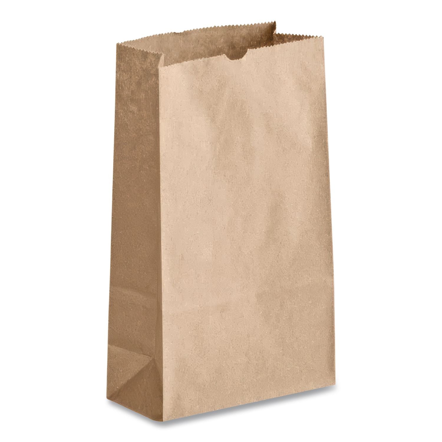 Grocery Paper Bags, 30 lb Capacity, #2, 4.31" x 2.44" x 7.88", Kraft, 500 Bags