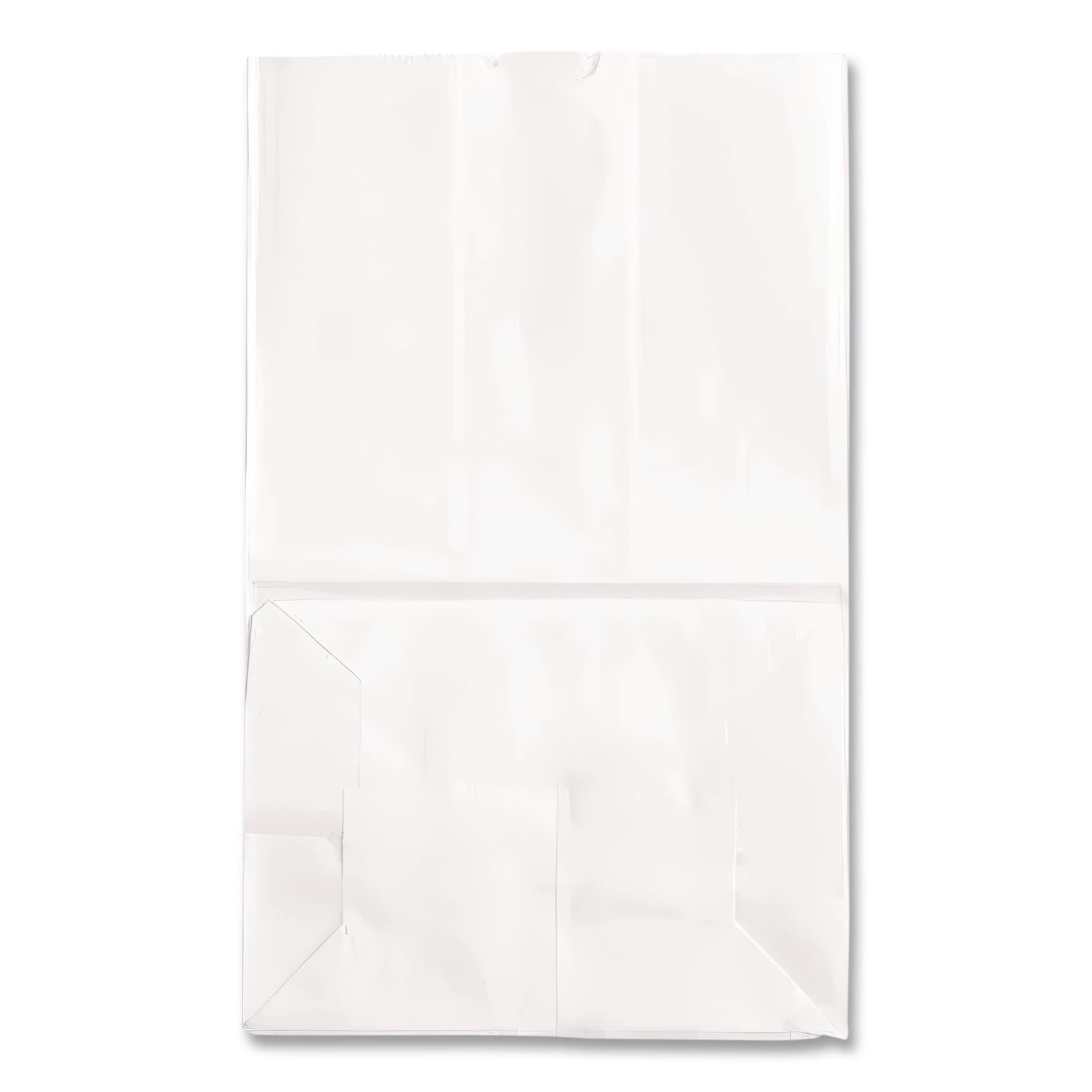 Grocery Paper Bags, 40 lb Capacity, #20 Squat, 8.25" x 5.94" x 13.38", White, 500 Bags