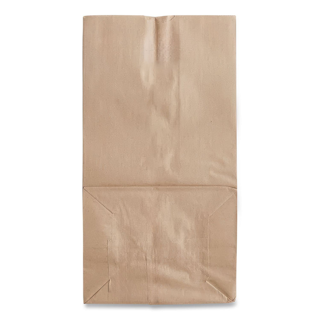 Grocery Paper Bags, 57 lb Capacity, #20 Squat, 8.25" x 5.94" x 13.38", Kraft, 500 Bags