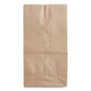 Grocery Paper Bags, 57 lb Capacity, #25, 8.25" x 6.13" x 15.88", Kraft, 500 Bags