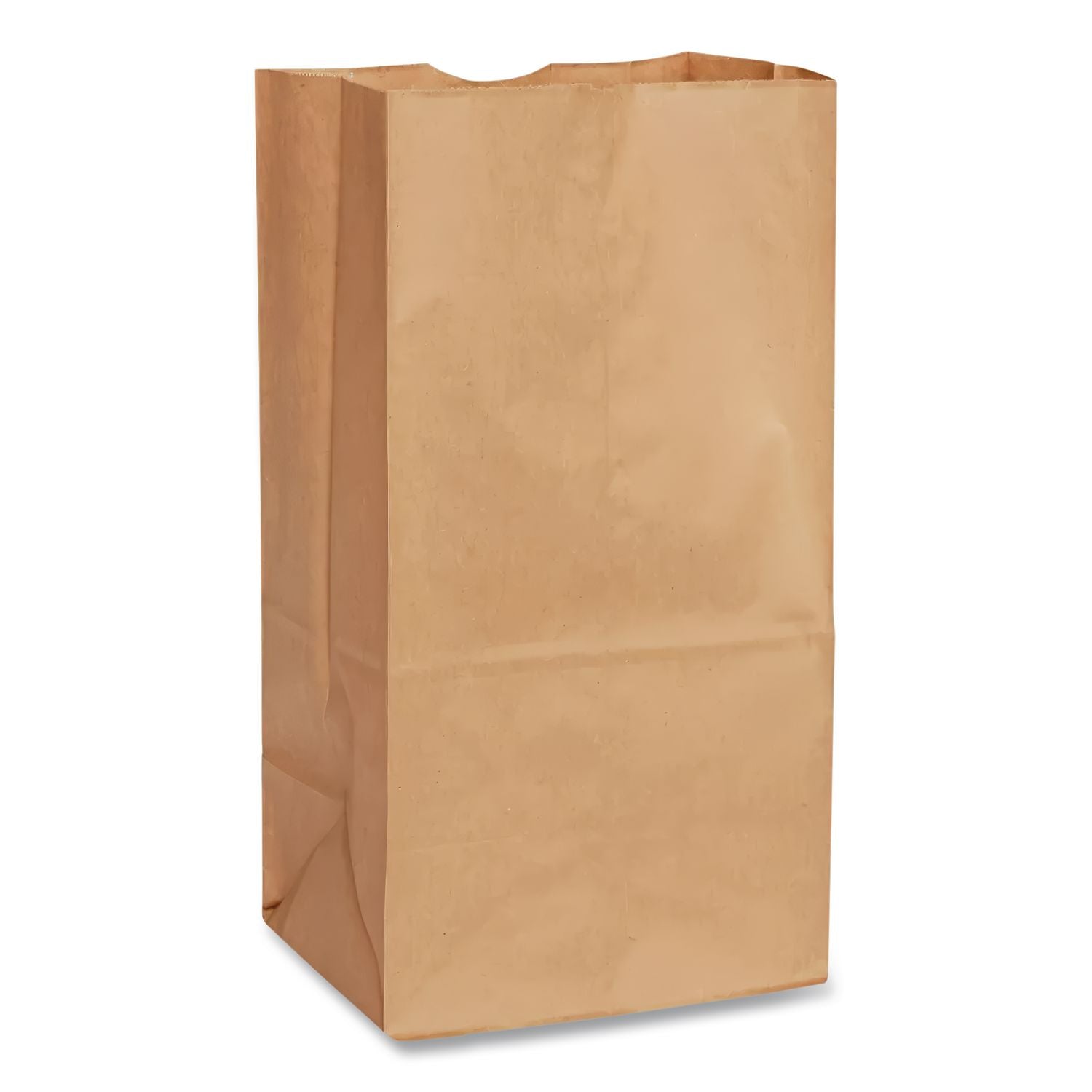 Grocery Paper Bags, 50 lb Capacity, #5, 5.25" x 3.44" x 10.94", Kraft, 500 Bags