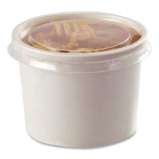 Plastic High Heat Vented Lid, Fits 16-32 oz, White, 50/Bag, 10/Bags Carton