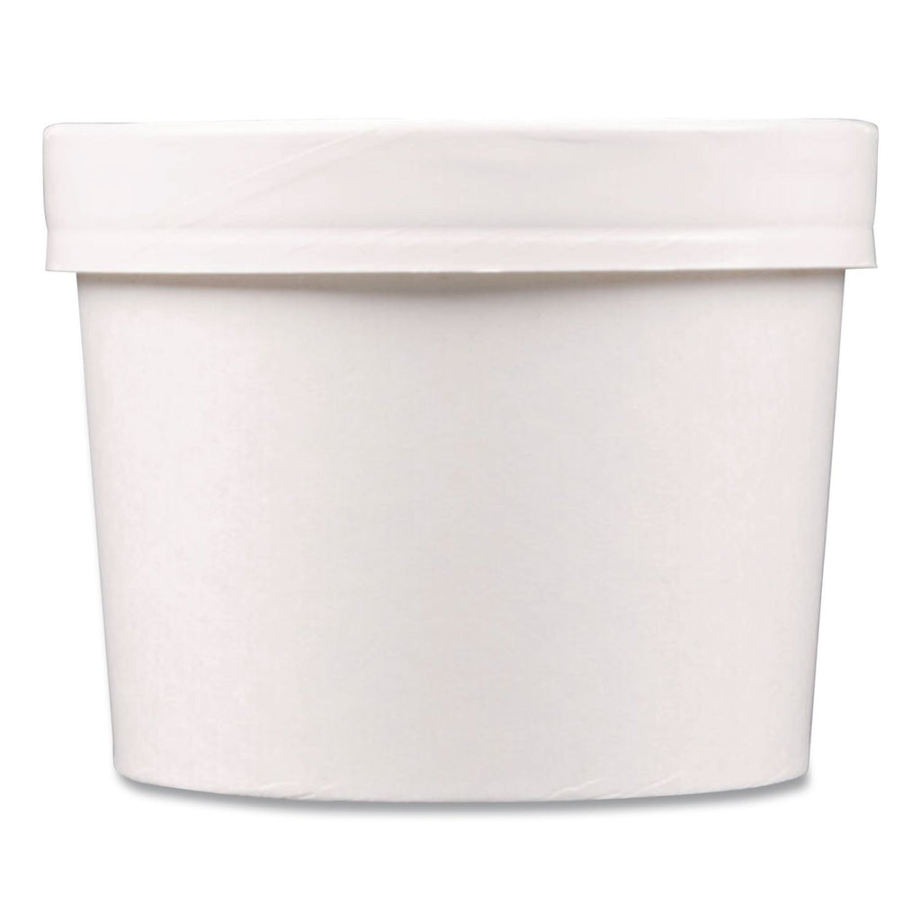 Vented Paper Lids, Fits 8 oz to 16 oz Cups, White, 25/Sleeve, 40 Sleeves/Carton