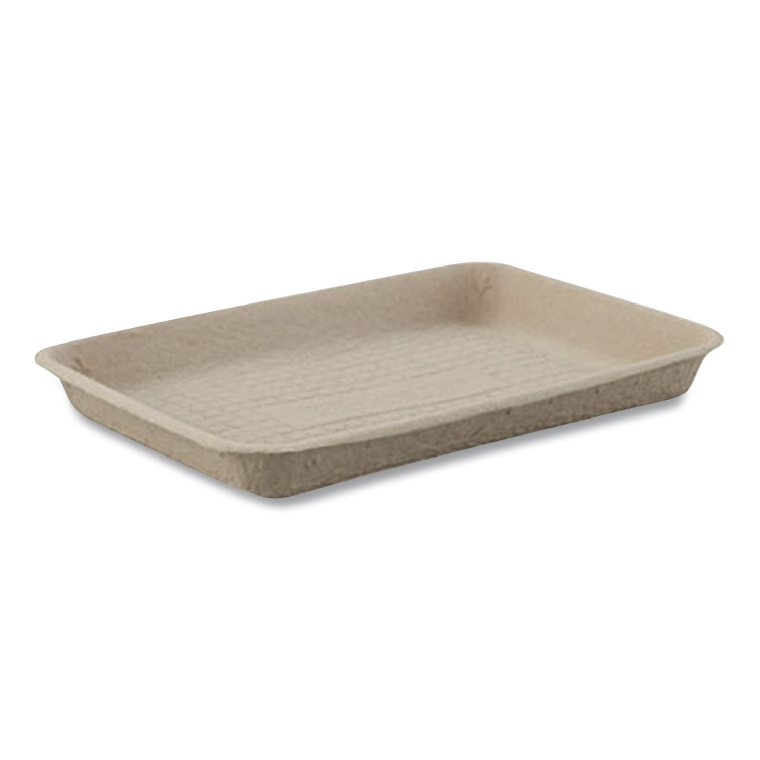 Savaday Molded Fiber Food Trays, 1-Compartment, 14 x 18, White, Paper, 100/Carton