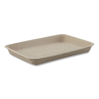 Savaday Molded Fiber Food Trays, 1-Compartment, 14 x 18, White, Paper, 100/Carton
