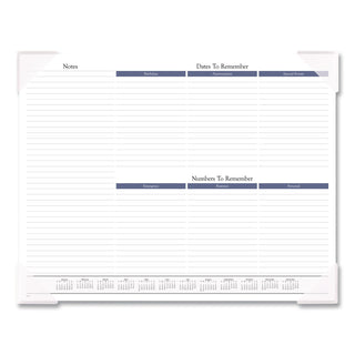 Landscape Panoramic Desk Pad, Landscapes Photography, 22 x 17, White Sheets, Clear Corners, 12-Month (Jan to Dec): 2024