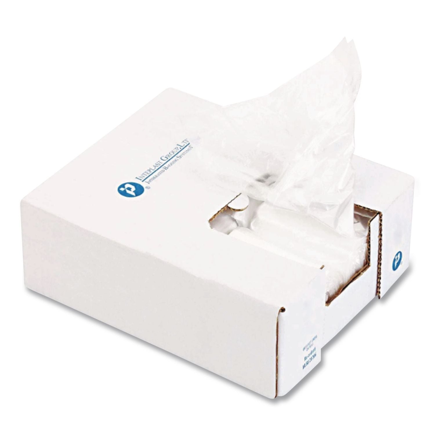 Ice Bucket Liner Bags, 3 qt, 0.5 mil, 6" x 12", Clear, 1,000/Carton