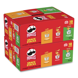 Potato Chips, Assorted, 0.67 oz Tub, 18 Tubs/Box, 2 Boxes/Carton, Ships in 1-3 Business Days