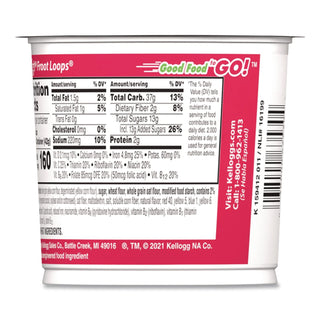 Froot Loops Breakfast Cereal, Single-Serve 1.5 oz Cup, 6/Box