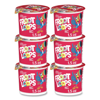 Froot Loops Breakfast Cereal, Single-Serve 1.5 oz Cup, 6/Box