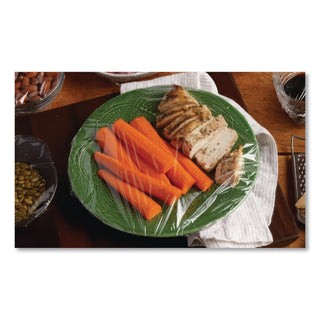 PVC Food Wrap Film Roll in Easy Glide Cutter Box, 18" x 2,000 ft, Clear