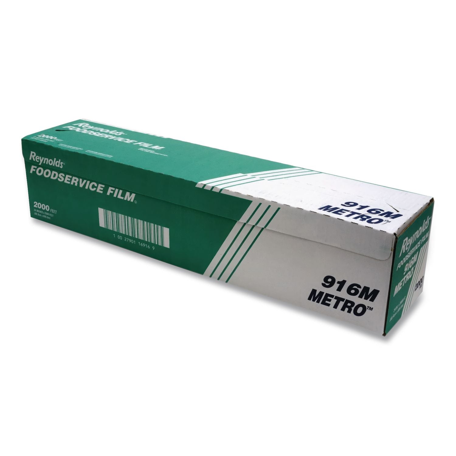 Metro Light-Duty PVC Film Roll with Cutter Box, 24" x 2,000 ft, Clear
