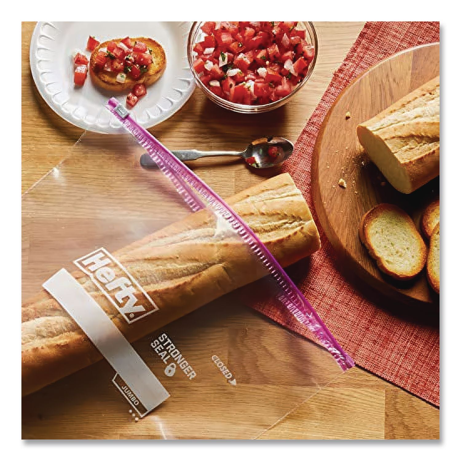 Slider Bags, 2.5 gal, 0.9 mil, 14.38" x 9", Clear, 12 Bags/Box, 9 Boxes/Carton