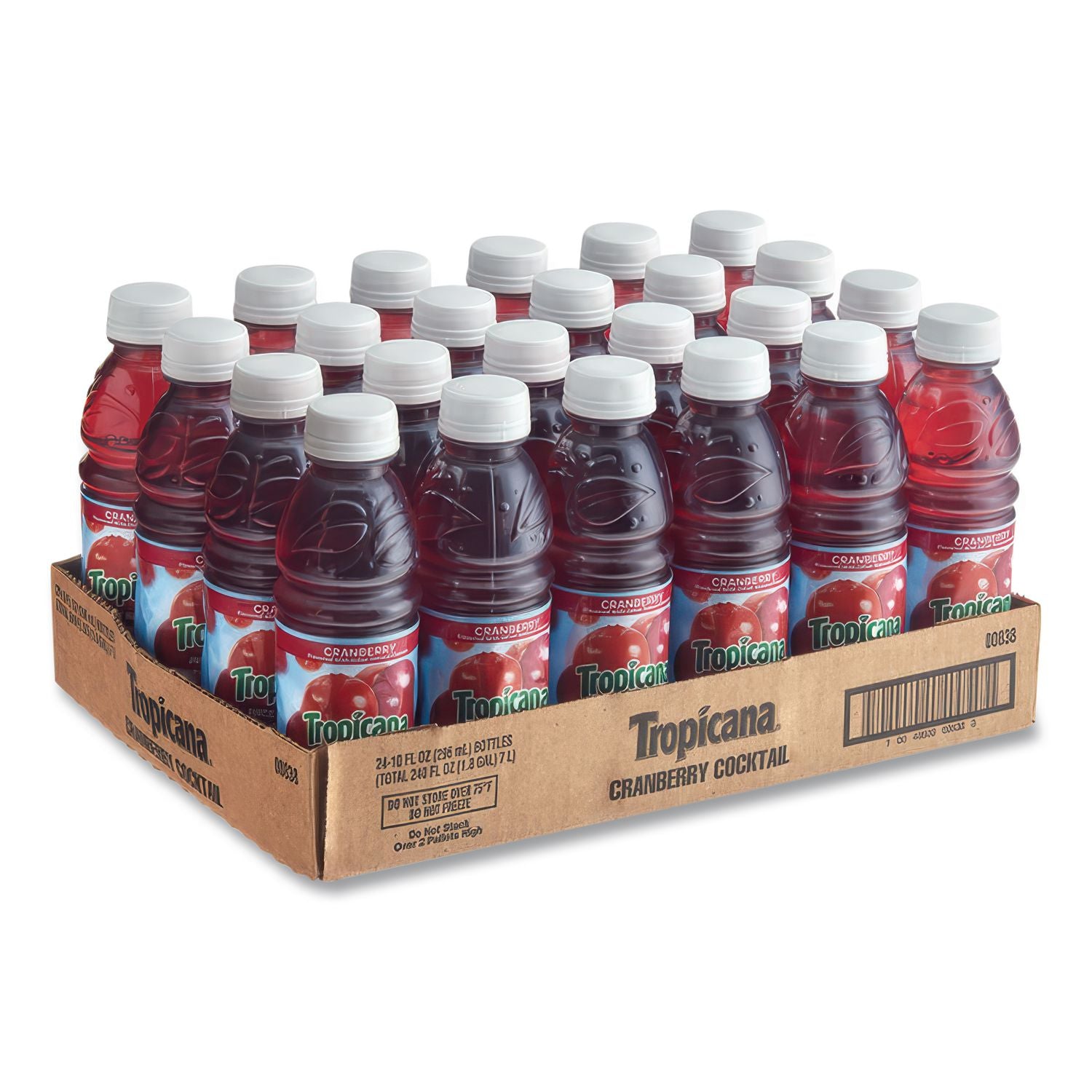 Juice Beverage, Cranberry, 15.2oz Bottle, 12/Carton
