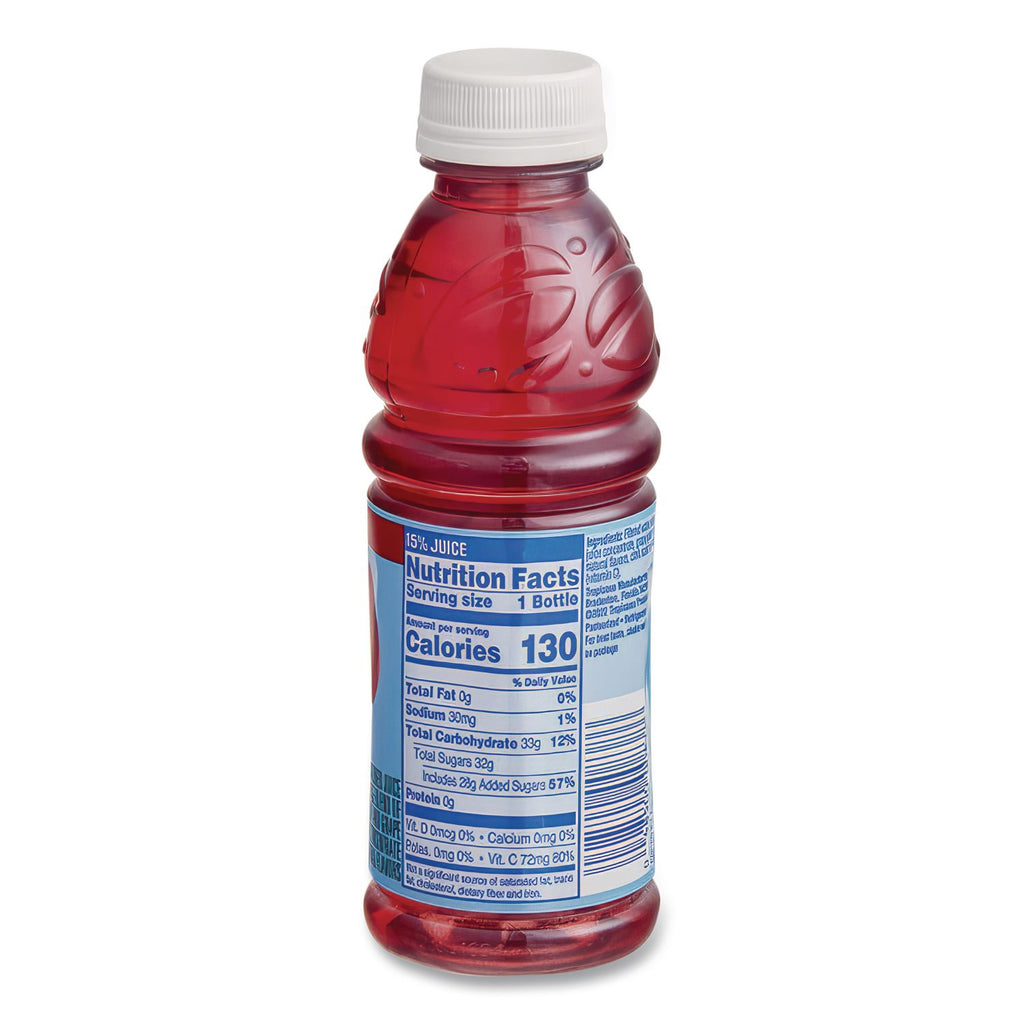 Juice Beverage, Cranberry, 15.2oz Bottle, 12/Carton