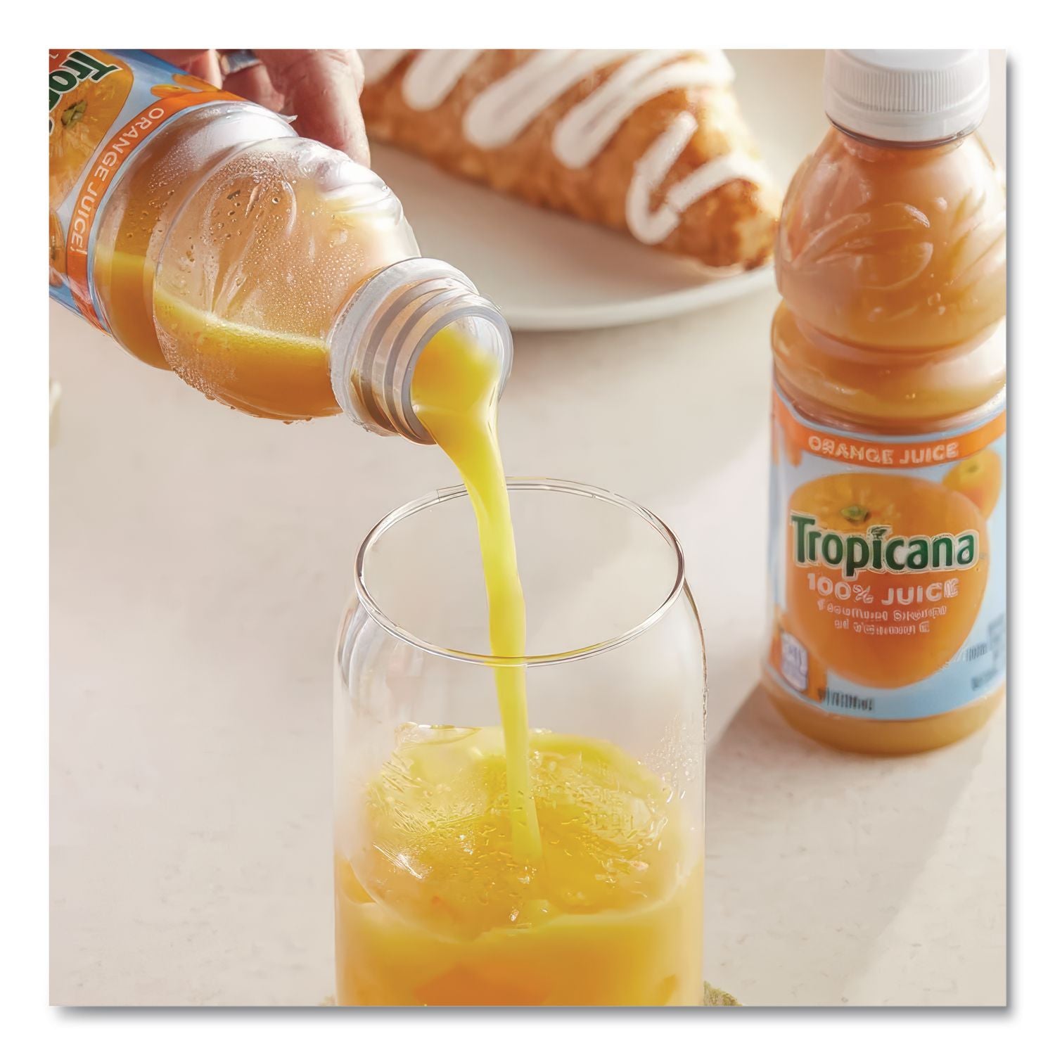 100% Juice, Orange, 10oz Bottle, 24/Carton