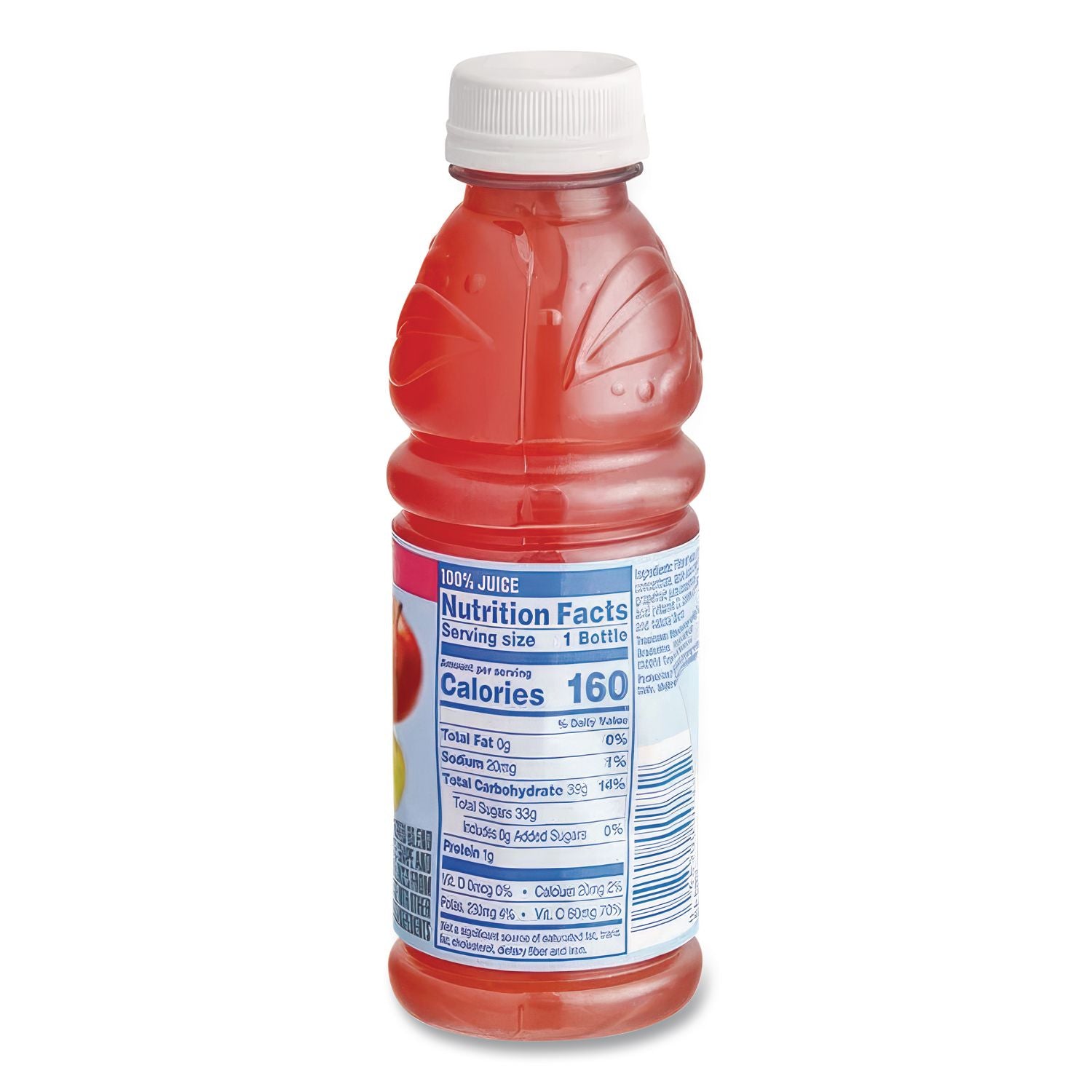100% Juice, Ruby Red Grapefruit, 10oz Bottle, 24/Carton