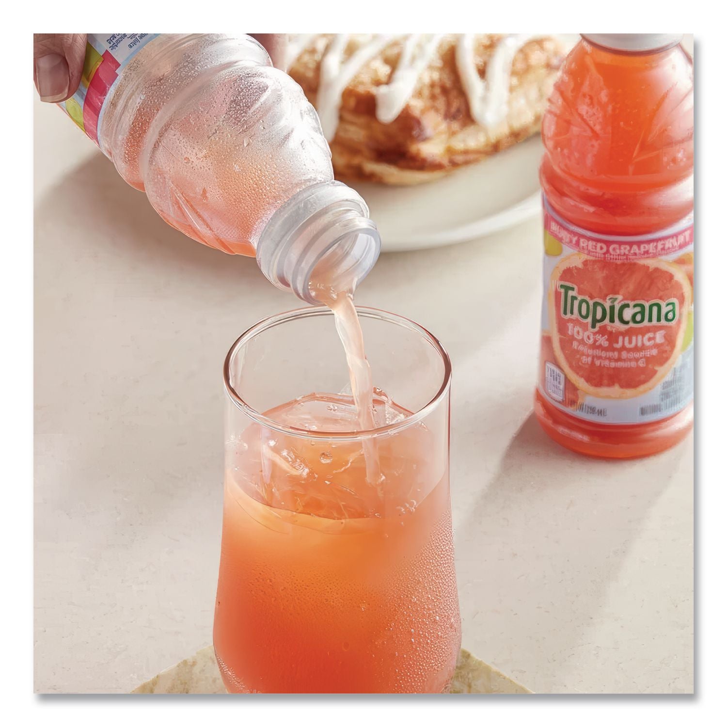 100% Juice, Ruby Red Grapefruit, 10oz Bottle, 24/Carton