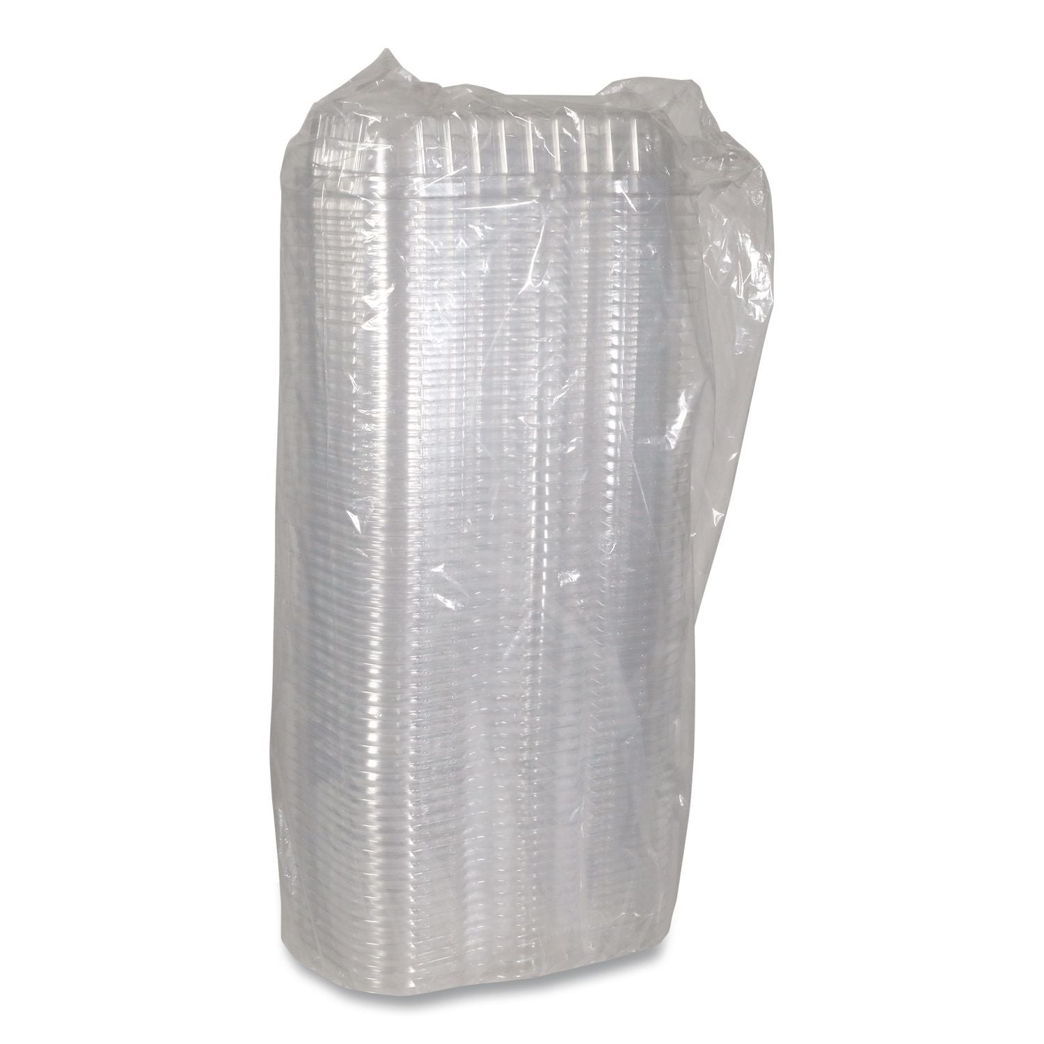 OPS Dome-Style Lid, 17S Shallow Dome, 8.3 x 4.8 x 1.5, Clear, Plastic, 252/Carton