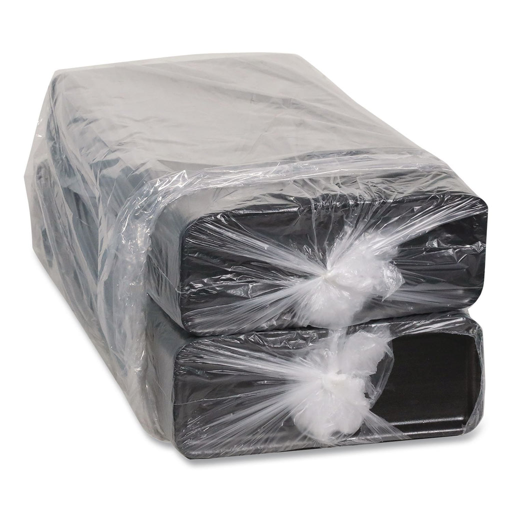 Supermarket Tray, #7S, 5.63 x 14.16 x 0.67, Black, Foam, 250/Carton