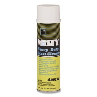 Heavy-Duty Glass Cleaner, Citrus, 20 oz Aerosol Spray, 12/Carton