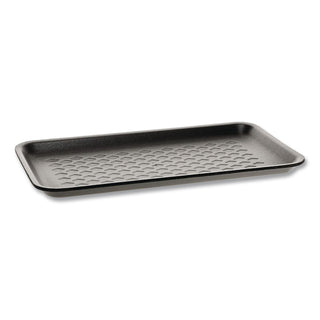 Supermarket Tray, #10S, 10.88 x 5.88 x 0.69, Black, Foam, 500/Carton
