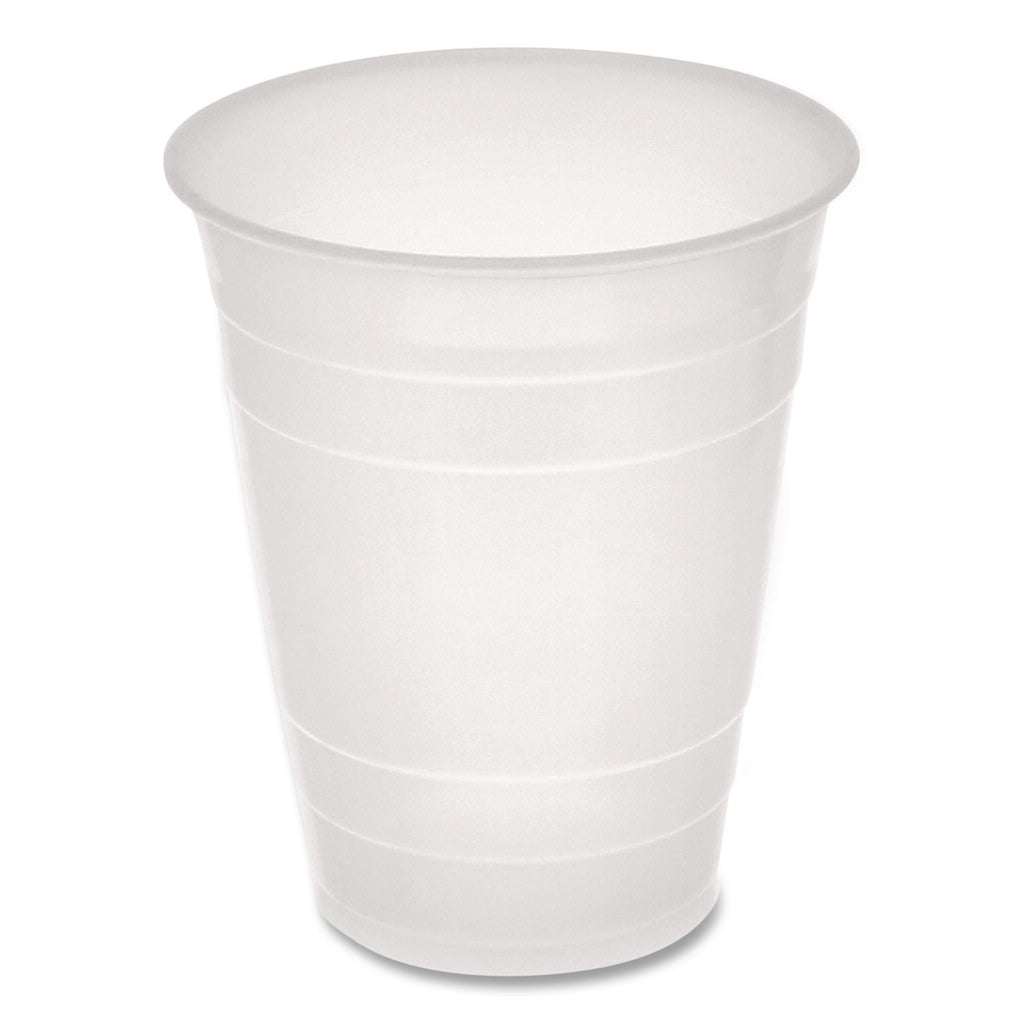 Translucent Drink Cups, 16 oz, Clear, 80/Pack, 12 Packs/Carton