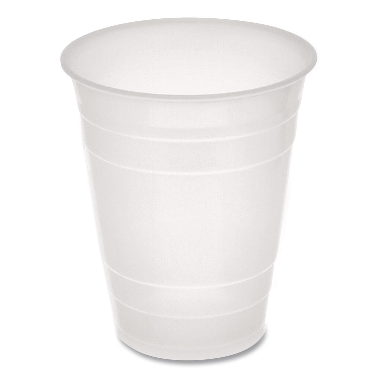 Translucent Drink Cups, 16 oz, Clear, 80/Pack, 12 Packs/Carton