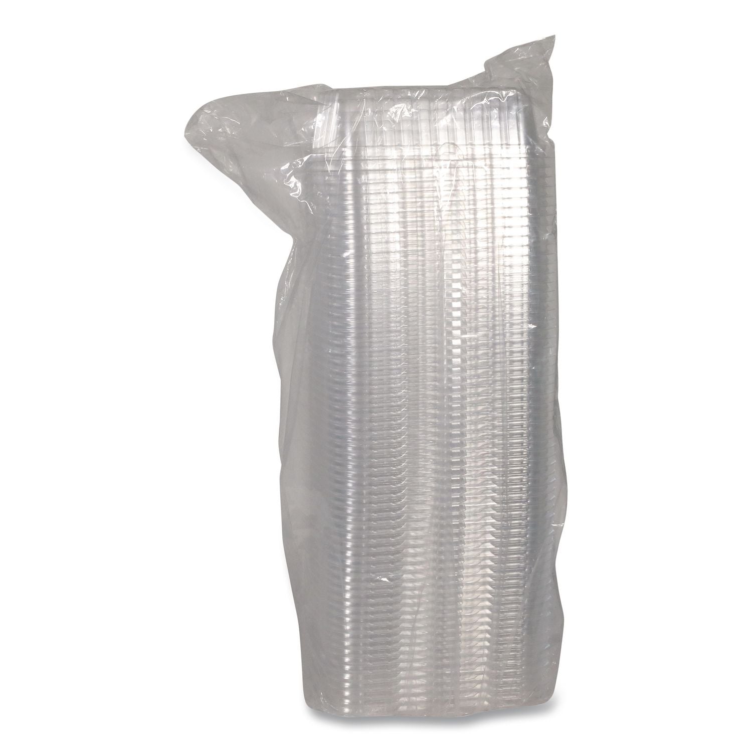 OPS Dome-Style Lid, 17S Deep Dome, 8.3 x 4.8 x 2.1, Clear, Plastic, 250/Carton