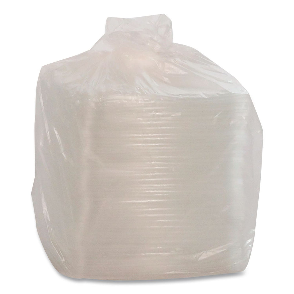 Showcase Deli Container Lid, Flat Lid For 3-Compartment 48/64 oz Containers, 9 x 7.38 x 0.19, Clear, Plastic, 220/Carton