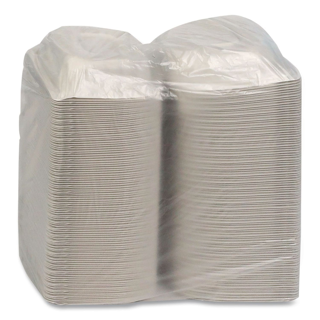 EarthChoice SmartLock Microwavable MFPP Hinged Lid Container, 6 x 6 x 3.1, White, Plastic, 400/Carton