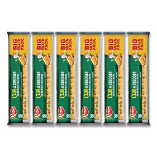 Sandwich Cracker, Club and Cheddar, 8 Cracker Snack Pack, 12/Box