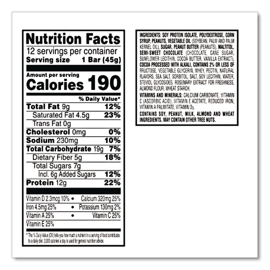 Special K Protein Meal Bar, Chocolate/Peanut Butter, 1.59 oz, 8/Box