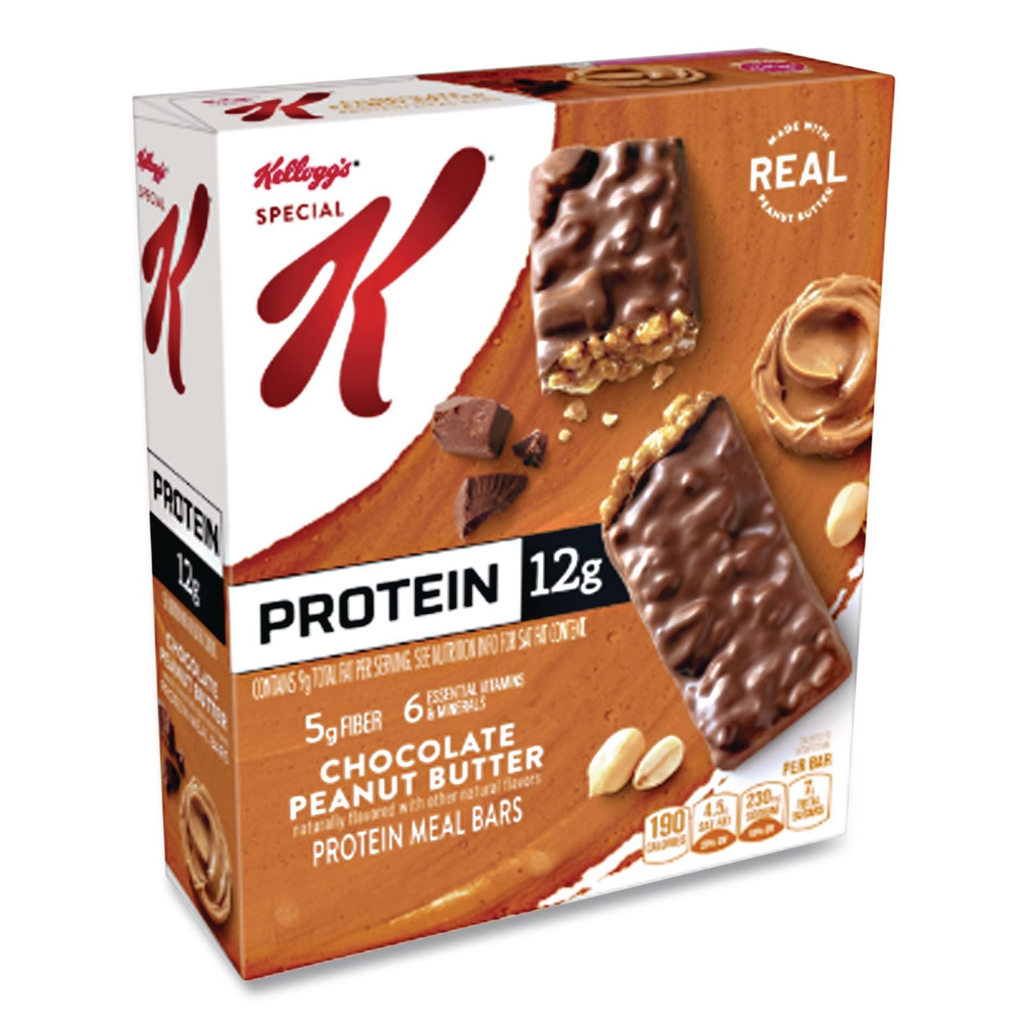 Special K Protein Meal Bar, Chocolate/Peanut Butter, 1.59 oz, 8/Box