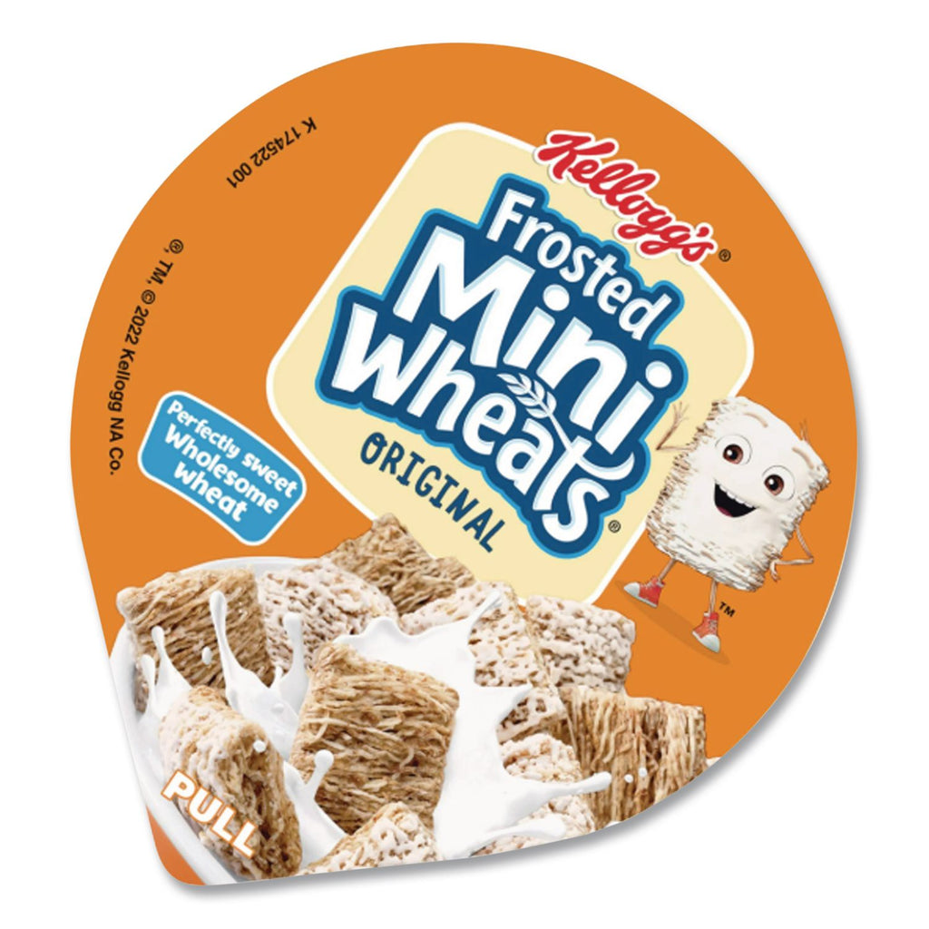 Breakfast Cereal, Frosted Mini Wheats, Single-Serve, 6/Box